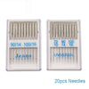 Universal Sewing Machine Needles Kit – 20 Pack, Multiple Sizes (65/9–100/16)