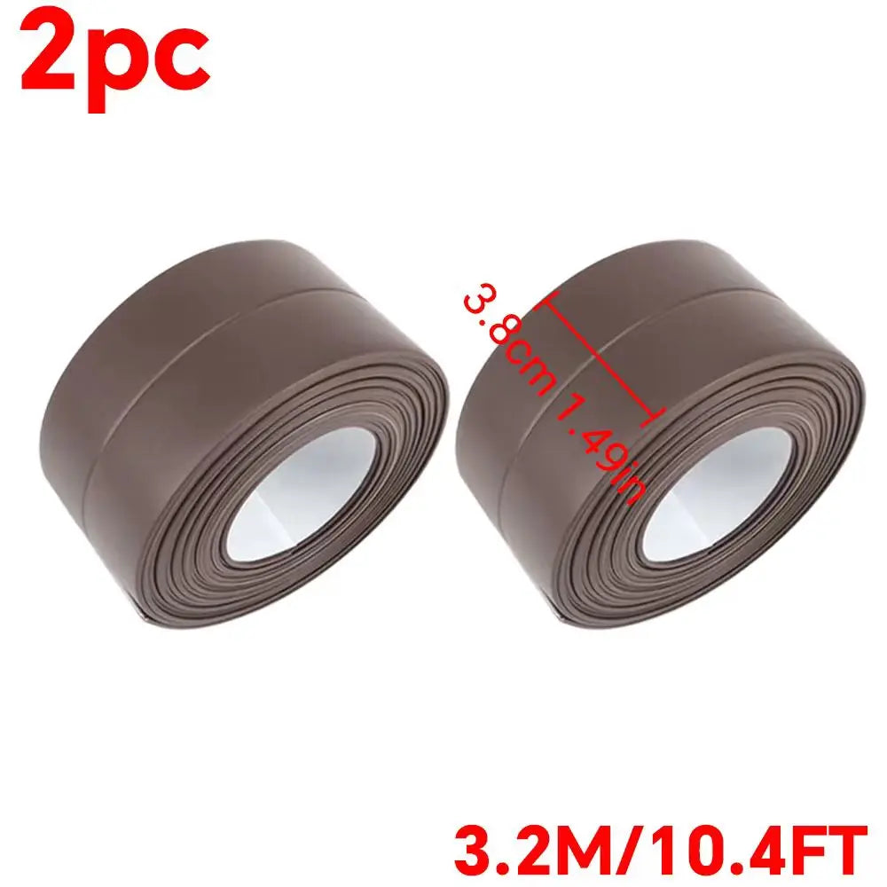 Self-Adhesive Waterproof Caulk Tape for Bathroom & Kitchen Sealing