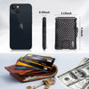 Slim RFID-Blocking Wallet with Money Clip and ID Window