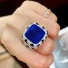 Leopard Texture Crystal Cocktail Ring with Sugar Tower Design