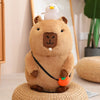 Cute Turtle Backpack Capybara Plush Toy Set