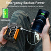 Portable Waist-Mounted Fan with LED Light & Power Bank
