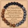 Bracelet Élastique Triple Gemmes