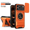 Rotating Magnetic Ring Phone Case with Kickstand for iPhone