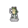 Cute Frog Enamel Pin with Sarcastic Quote