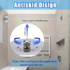 Antiskid design for a retractable stainless steel wall-mounted clothesline with unlock and lock features