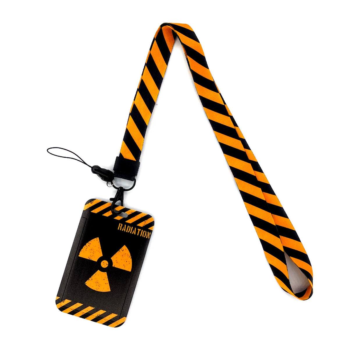 Retro Tape Design Lanyard with Card Holder