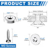 Countersunk Neodymium Disc Magnets with Center Hole
