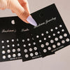 Classic Cubic Zirconia Stud Earring Set