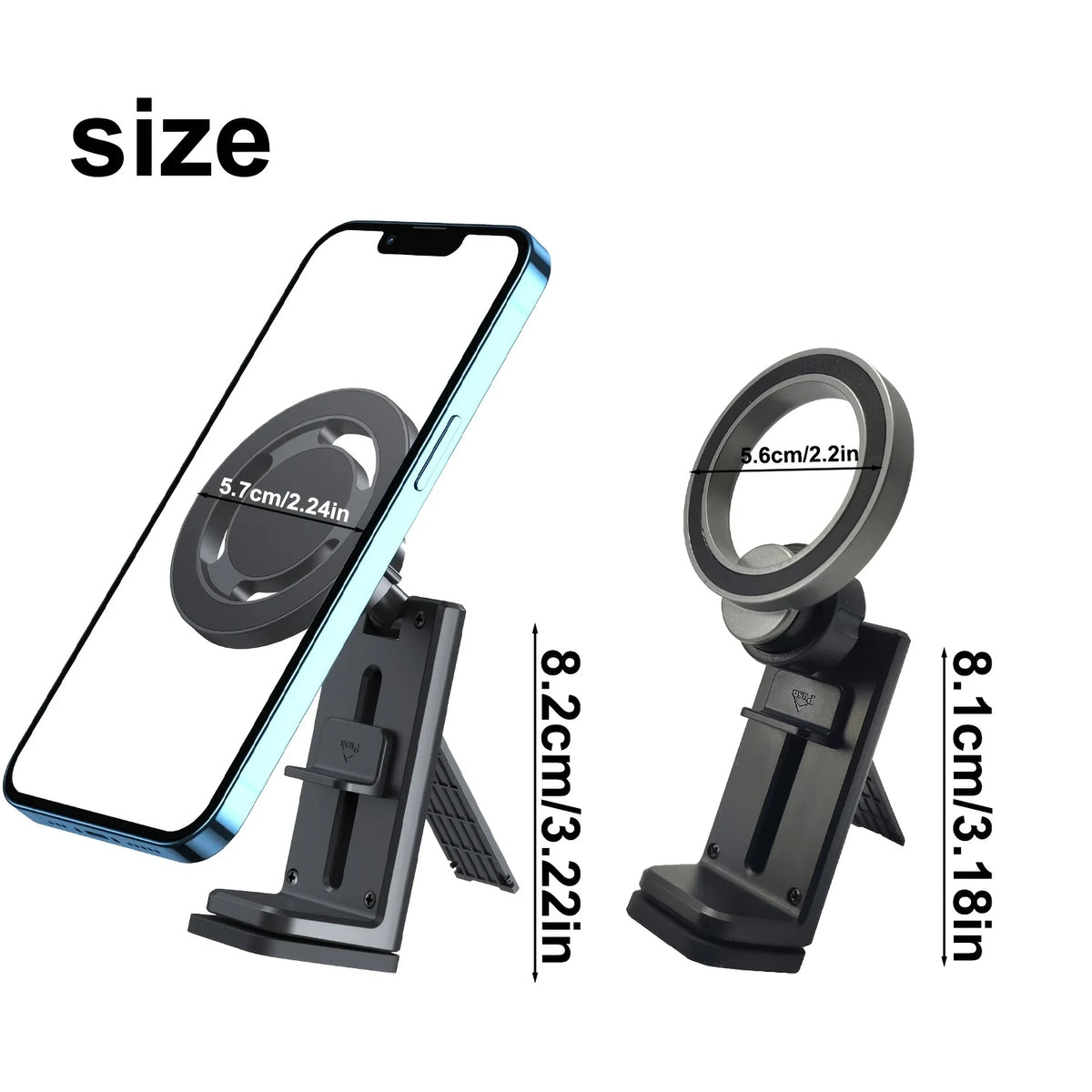 Magnetic Phone Holder for Travel and Desktop