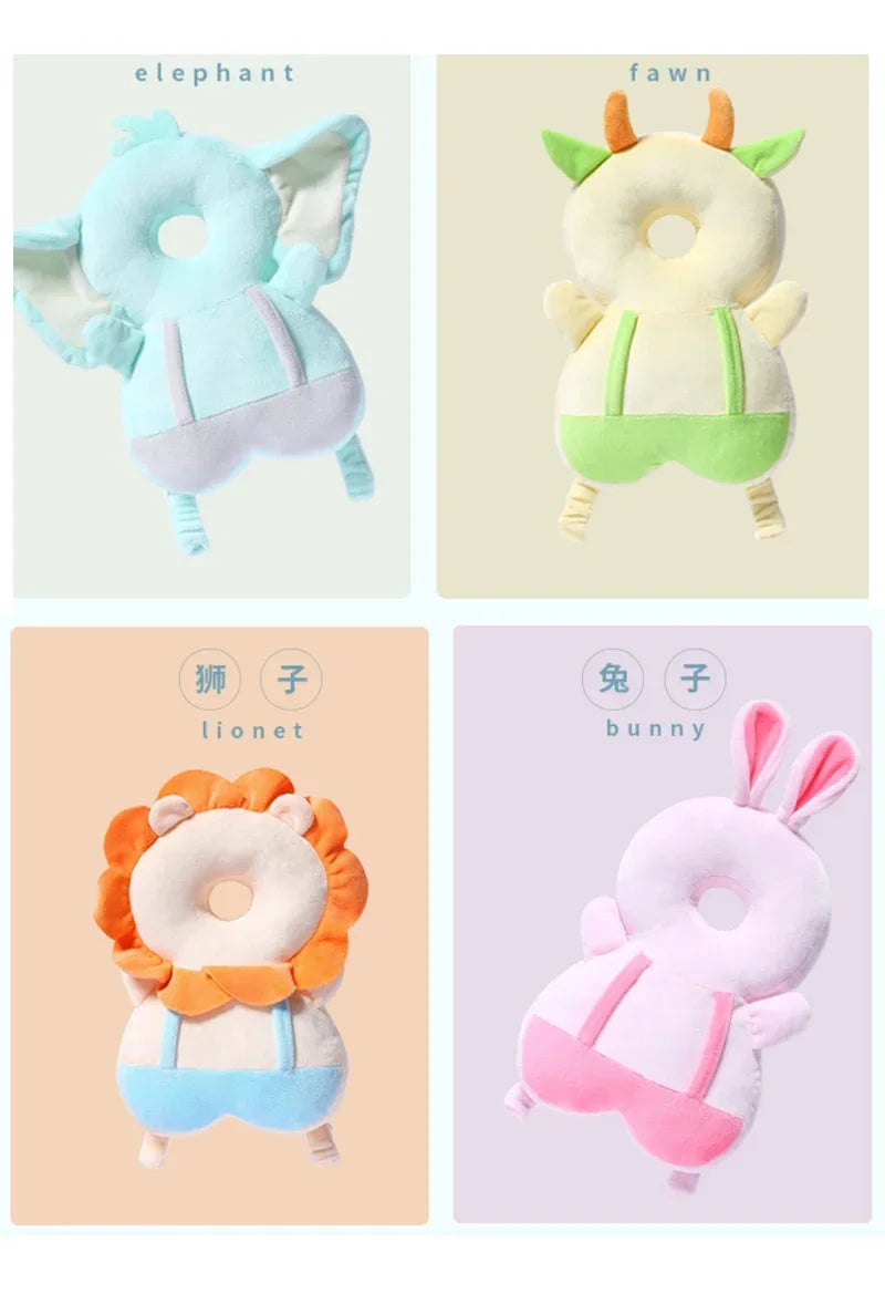 Baby Head Protector Cushion Backpack – Anti-Fall Safety Pillow for Toddlers