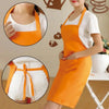 Waterproof PVC Chef Apron with Convenient Pockets
