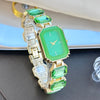 Rhinestone Chain Rectangular Watch
