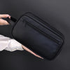 Premium PU Leather Double-Layer Toiletry Bag for Travel