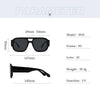 Retro Square Leopard Print Sunglasses for Women