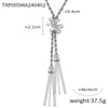 Ensemble de bijoux en chaîne torsadée avec cristaux