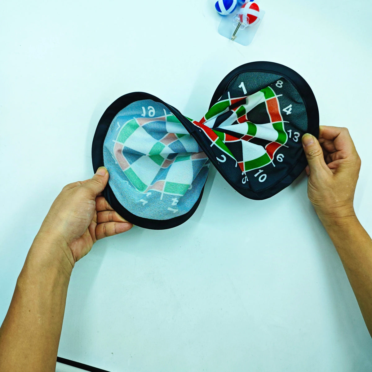 Sticky Ball Dart Board Set for Kids – Double-Sided Educational Family Game