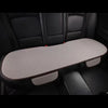 A black car seat with a gray breathable ice silk cushion installed on the seat.