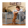 Modern Wooden Pet Gate with Sliding Door