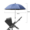 UV Protection Stroller Umbrella with Adjustable Clamp