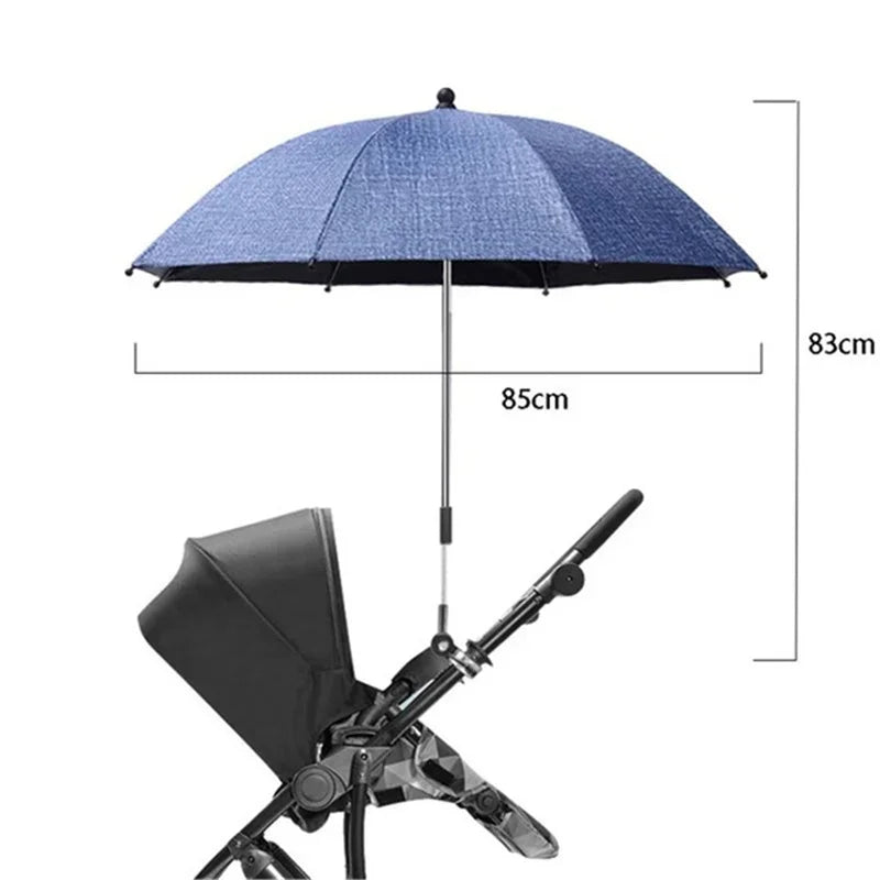 UV Protection Stroller Umbrella with Adjustable Clamp