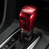 Red Carbon Fiber Shift Knob Cover for Select Honda Civic Models
