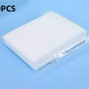A white laundry color absorbing paper sheet packaged in clear plastic, shown against a light blue background.