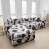 Printed Stretch Sofa Cover for L-Shaped and Corner Sofas