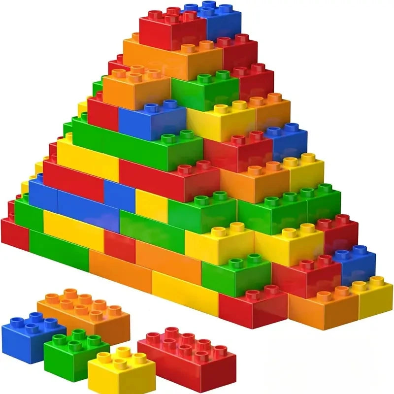 Creative Building Blocks Set - 200 Pieces with Base Plate
