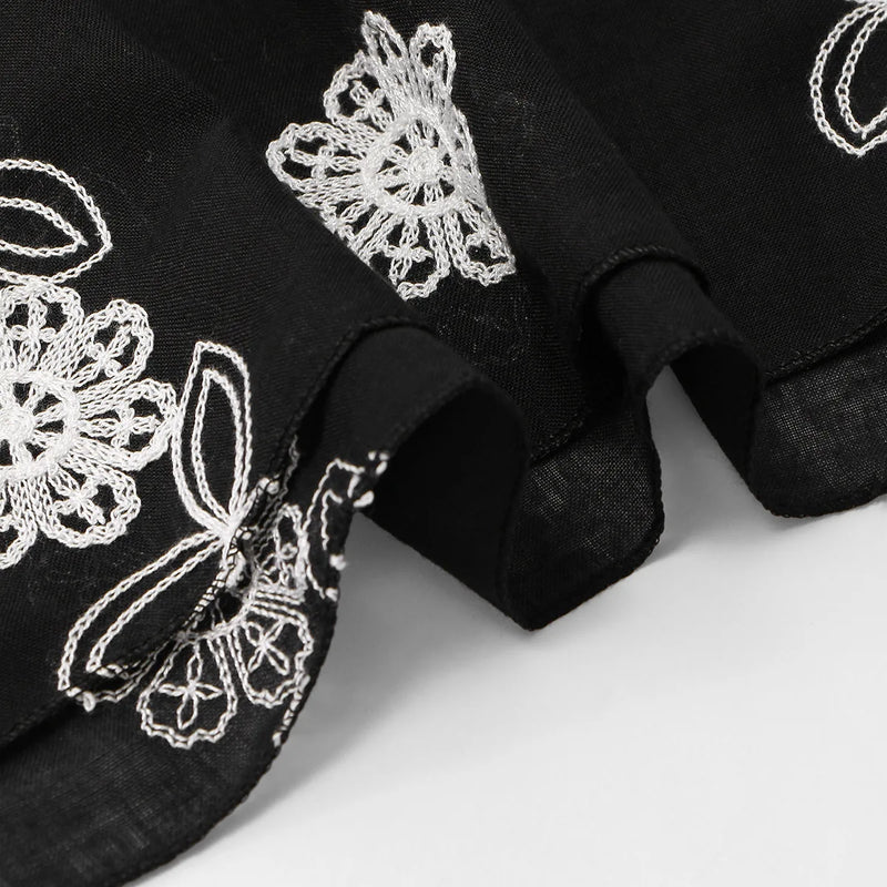 Retro Ethnic Embroidered Shawl
