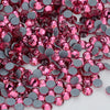 Red Glass Flatback Rhinestones - Multi-Color Glitter Round Crystals for DIY Crafts