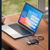 4-in-1 USB 3.0 Card Reader with USB-C Adapter