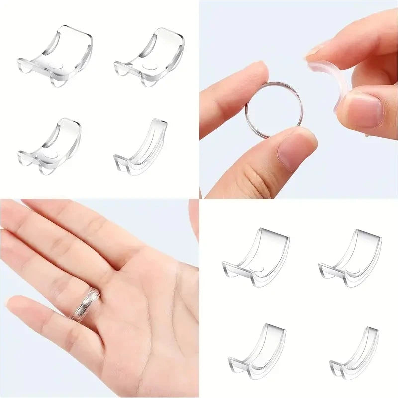 Invisible Ring Size Adjuster Set - 8 Pack for Loose Rings