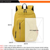 Water-Resistant Oxford Daypack for Women with Laptop Compartment