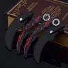 Blue Dragon Claw Folding Knife Model - 18cm Collectible Tactical Karambit