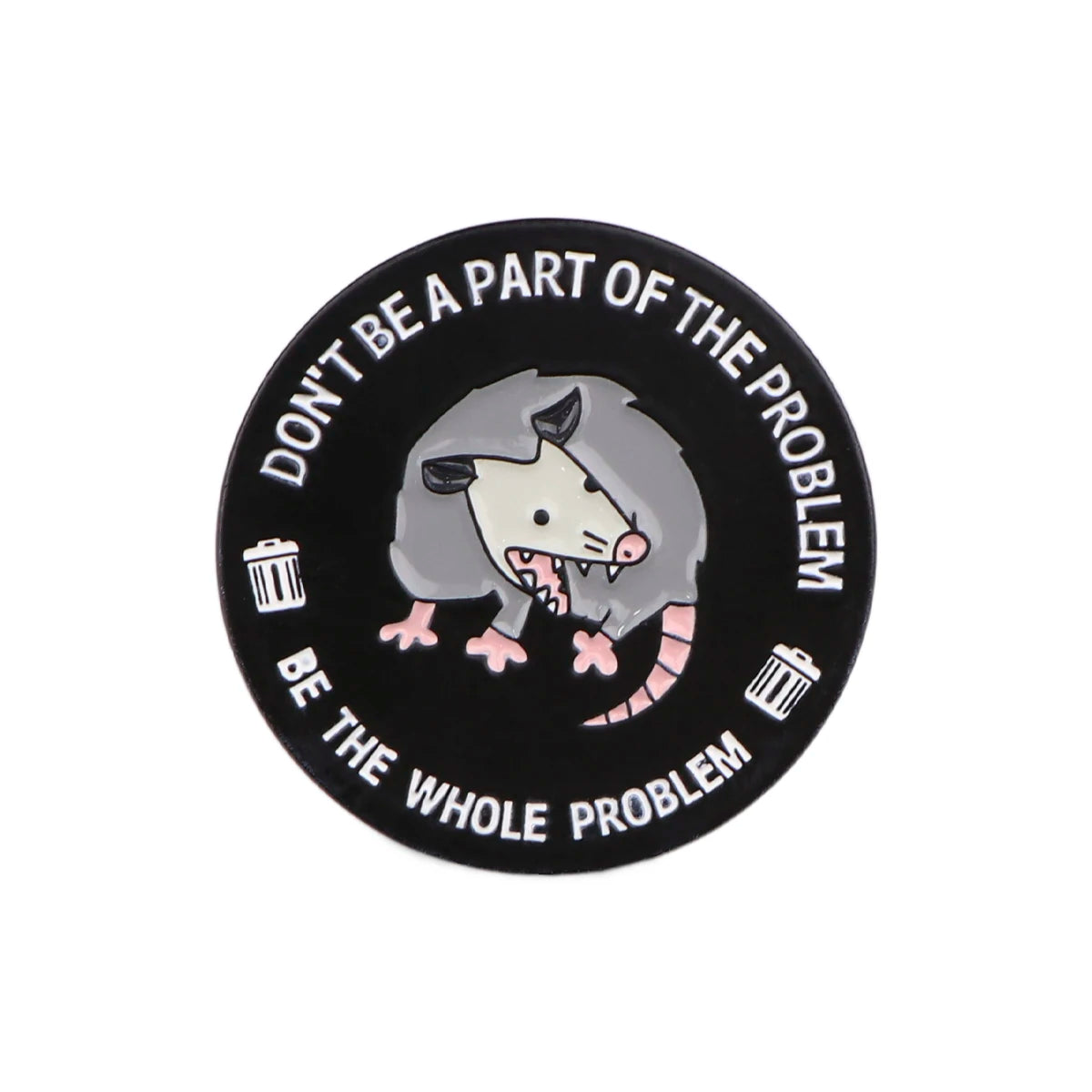 Cute Opossum Enamel Pin