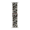 Leopard Print Nylon Apple Watch Band with Adjustable Strap