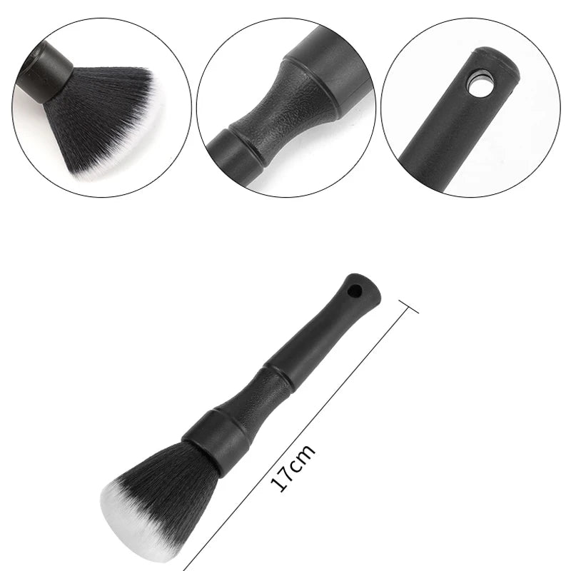 Ultra-Soft Car Detailing Brush Set for Interior Cleaning