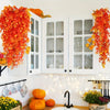 Artificial Flower Hanging Decorations for Autumn and Halloween (Set of 2)