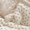 Vintage Floral Cotton Muslin Baby Quilt