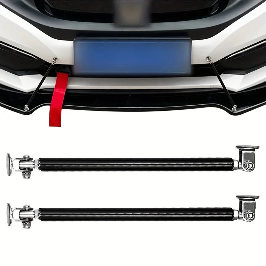 Adjustable Car Front Lip Support Rods – No-Drill Bumper Stabilizers