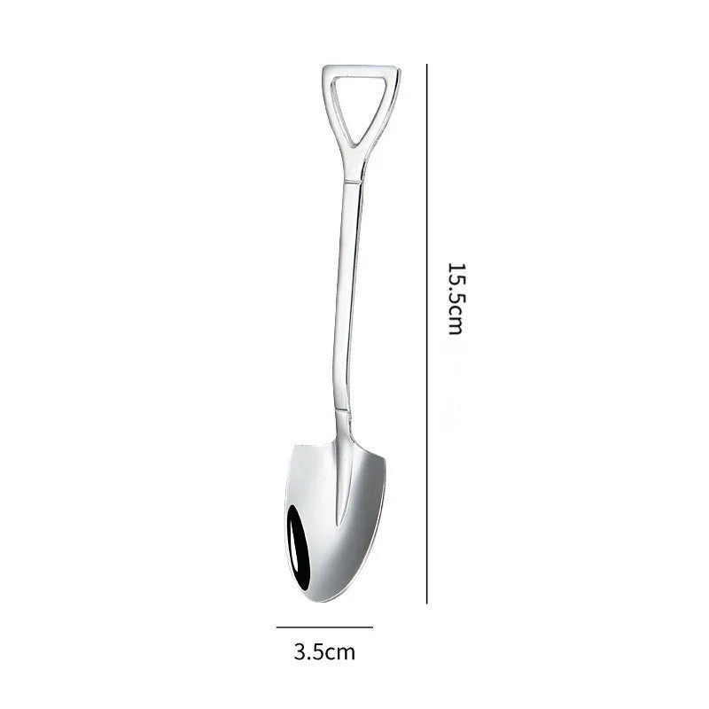 Cuillère à Dessert et à Café en Acier Inoxydable