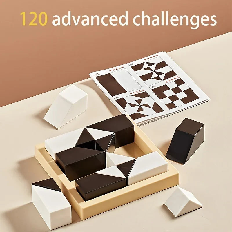 Puzzle de Bloques Ocultos - Juego de Lógica y Razonamiento Espacial con 120 Niveles