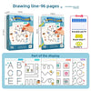 A box of Drawing line 96 pages tracing exercise book for kids with an eraser pen and board wipe