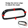 Adjustable Wide-Angle Convex Side Mirrors for Blind Spot Safety