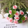 Silk Rose & Eucalyptus Floral Arrangement