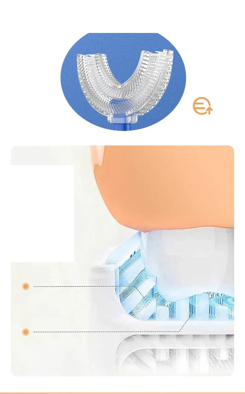 U-Shaped Silicone Toothbrush for Toddlers