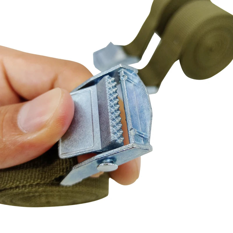 Heavy-Duty 2-Meter Cargo Straps with Buckle