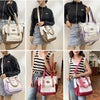 Everyday Nylon Tote Bag with Crossbody Strap