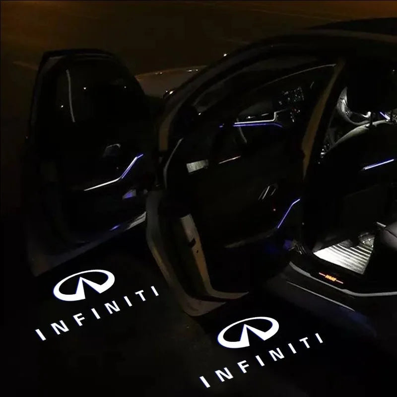 Infiniti LED Door Projector Lights with Logo